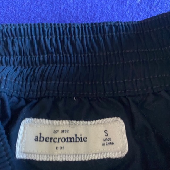 Abercrombie Dark Blue Tiered Ruffle Fringe Blue Skirt Girls Small - Picture 2 of 3